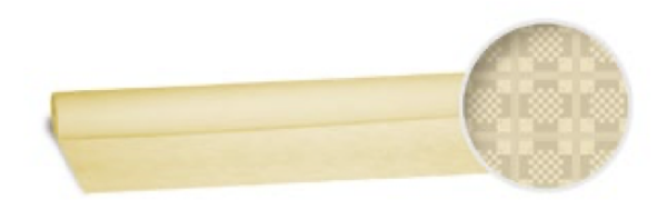 Damasttischtuch (PAP) gerollt champagner 1,2 x 8 m [1 St.]