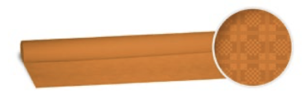 Damasttischtuch (PAP) gerollt terrakotta 1,2 x 8 m [1 St.]