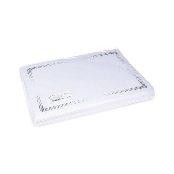 Tischset (PAP) geprägt weiß 40 x 30 cm [200 St.]