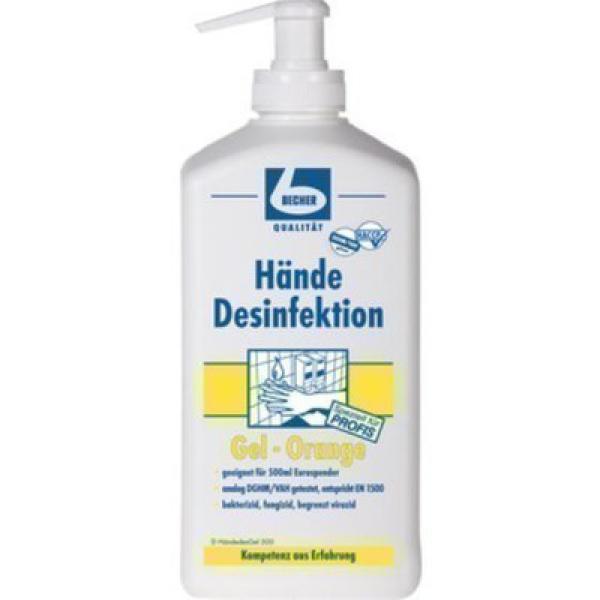 Dr.Becher Hände-Desinfektions Gel 500ml orange