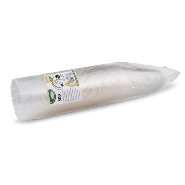 Trinkbecher (PLA) klar Ø102mm 0,5L [50 St.]