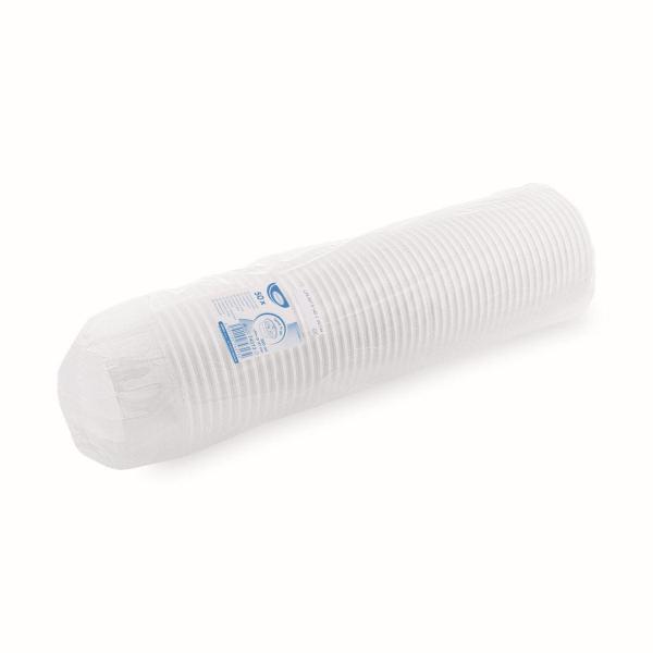 Schale (PP) weiß Ø127mm 350ml [50 St.]