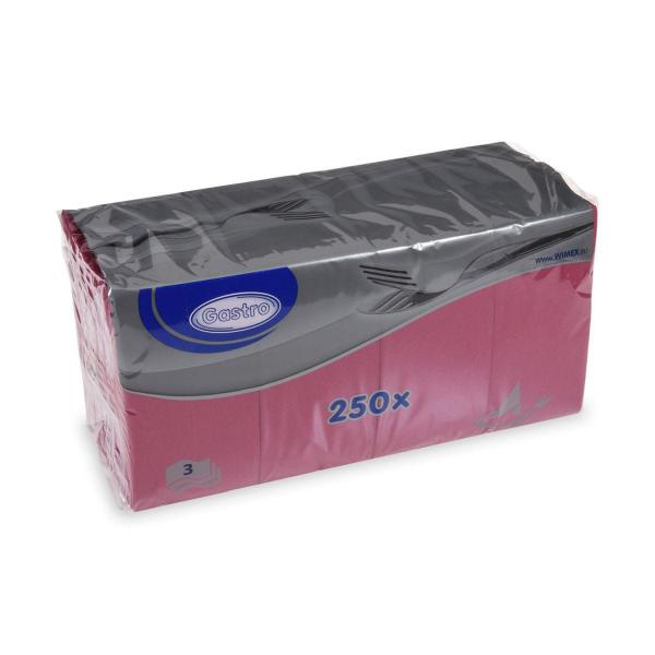 Serviette 1/8 Falz 3-lagig bordeaux 33 x 33 cm [250 St.]
