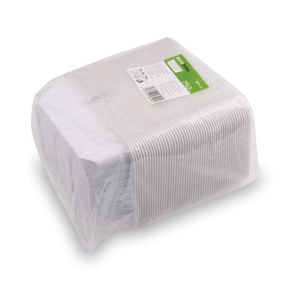 Rechteckschale (PP) weiß 186 x 133 mm 750ml [50 St.]
