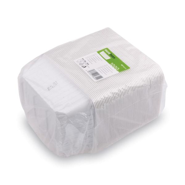 Rechteckschale (PP) weiß 186 x 133 mm 1000ml [50 St.]
