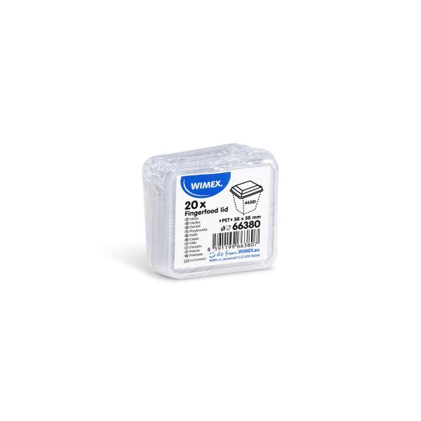 Deckel - 66380 (PET) für Fingerfood-Becher 66381 [20 St.]