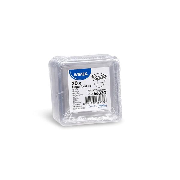 Deckel (PET) für Fingerfood-Becher 66331 [20 St.]