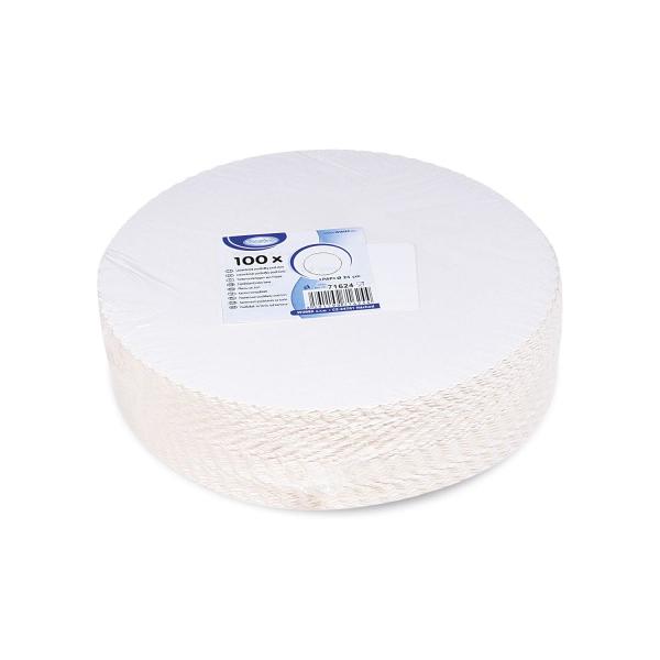 Tortenunterlage aus Pappe (PAP-Recy) weiß Ø24cm [100 St.]
