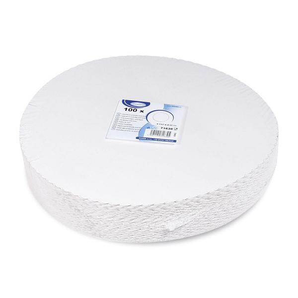 Tortenunterlage aus Pappe (PAP-Recy) weiß Ø30cm [100 St.]