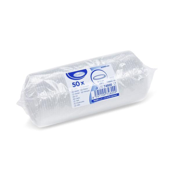 Deckel (PP) klar für Dressingbecher Ø70mm [50 St.]