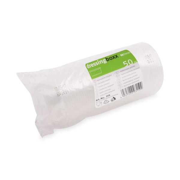 Dressingbecher (PP) Dressingboxx klar Ø70mm 50ml [50 St.]