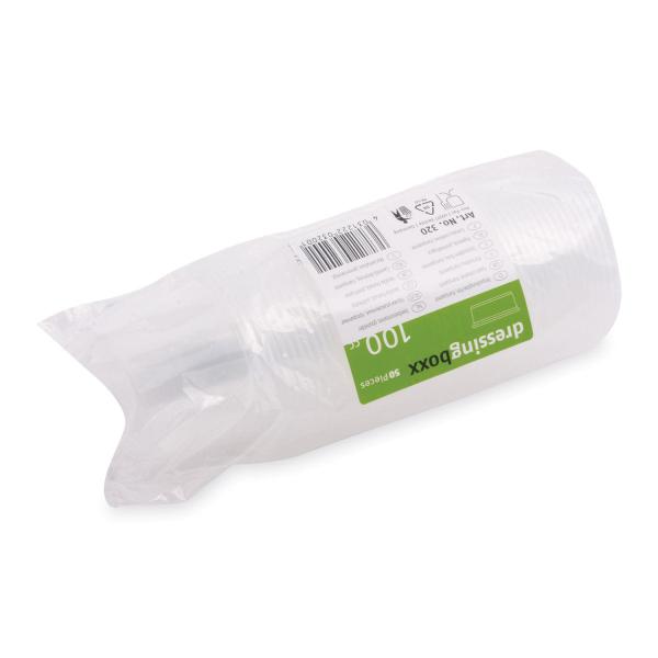Dressingbecher (PP) Dressingboxx klar Ø70mm 100ml [50 St.]
