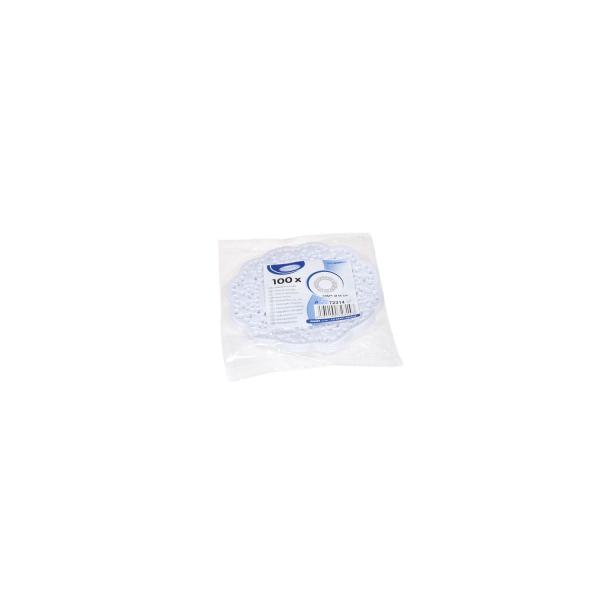 Deko-Tortenspitze (PAP) rund weiß Ø14cm [100 St.]