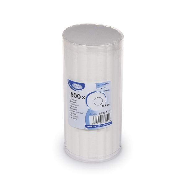 Untersetzer (PAP-Airlaid) PREMIUM weiß Ø9cm [500 St.]
