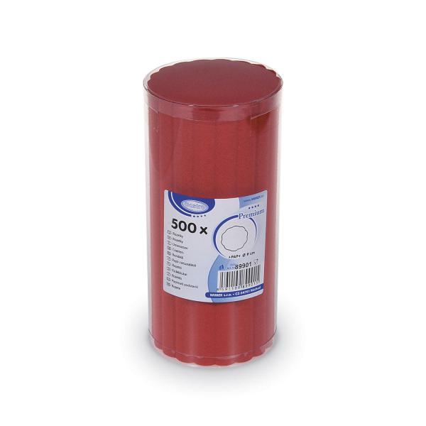 Untersetzer (PAP-Airlaid) PREMIUM rot Ø9cm [500 St.]