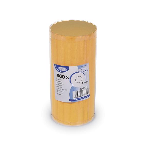 Untersetzer (PAP-Airlaid) PREMIUM gelb Ø9cm [500 St.]