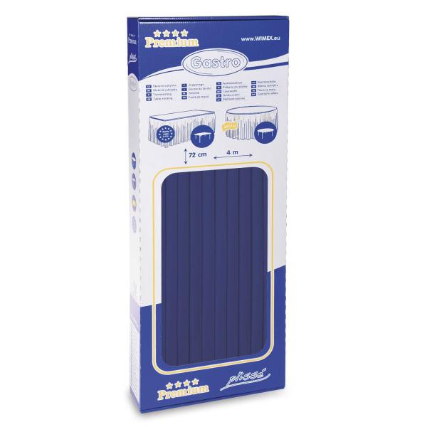 Tischskirting (PAP-Airlaid) PREMIUM dunkelblau 72cm x 4m [1 St.]