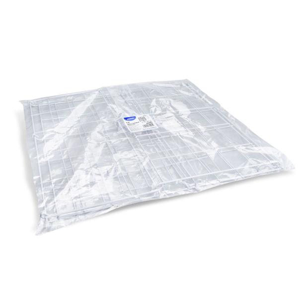 Papierkorb (aus Metall) faltbar weiß 50L [1 St.]