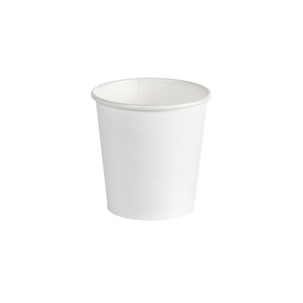 Becher weiß 12 cl Weiß, 1620 Stk/Krt (36 x 45 Stk)