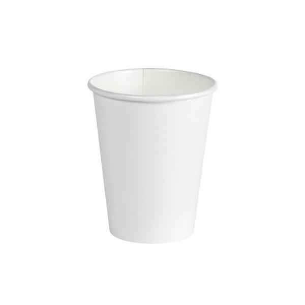 Becher weiß 24 cl Weiß, 800 Stk/Krt (20 x 40 Stk)