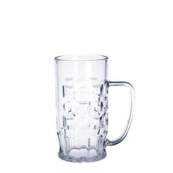 Bierkrug 500 ml SAN glasklar