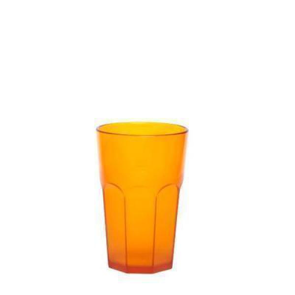 Caipirinha Glas 300 ml SAN teilgefrostet orange