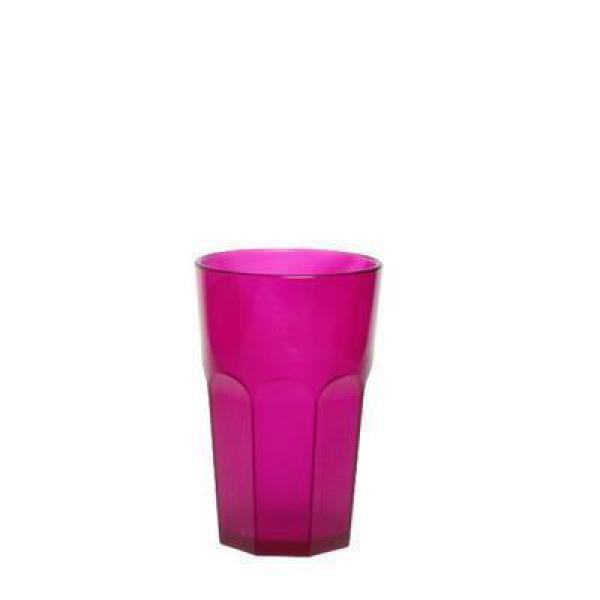 Caipirinha Glas 300 ml SAN teilgefrostet rot