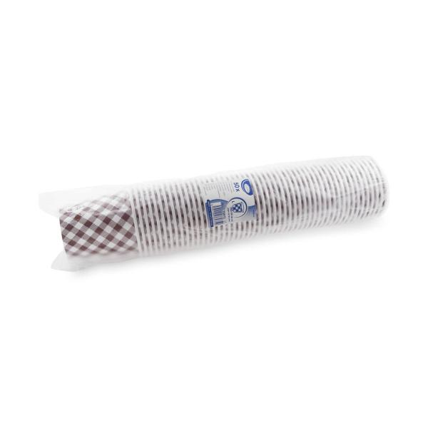 Papierbecher (PAP/PE) Karo Ø115mm 750ml `L` [50 St.]
