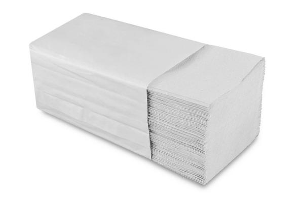 Papierhandtücher, 2-lagig, V-Falz, weiß