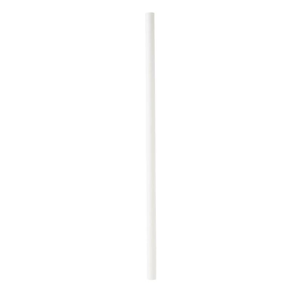 Strohhalme 23 cm x Ø 8 mm Weiß, 3600 Stk/Krt (36 x 100 Stk)