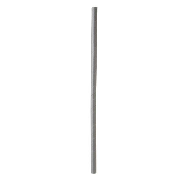 Strohhalme 23 cm x Ø 8 mm Granite Grey, 3600 Stk/Krt (36 x 100 Stk)