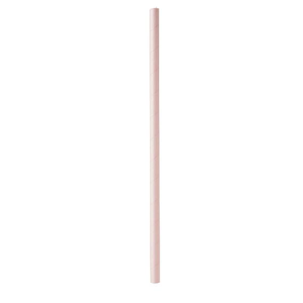 Strohhalme 23 cm x Ø 8 mm Mellow Rose, 3600 Stk/Krt (36 x 100 Stk)