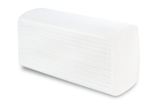 Papierhandtücher 2-lagig, Z-Falz, hochweiß