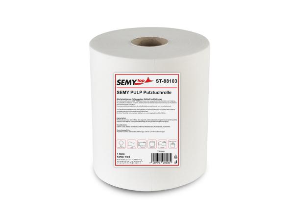 Semy Pulp Putztuchrolle 29 cm, weiß