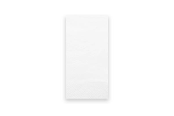 Servietten 32 x 32 cm, 2-lagig, Zellstoff weiß, 1/8-Kopffalz