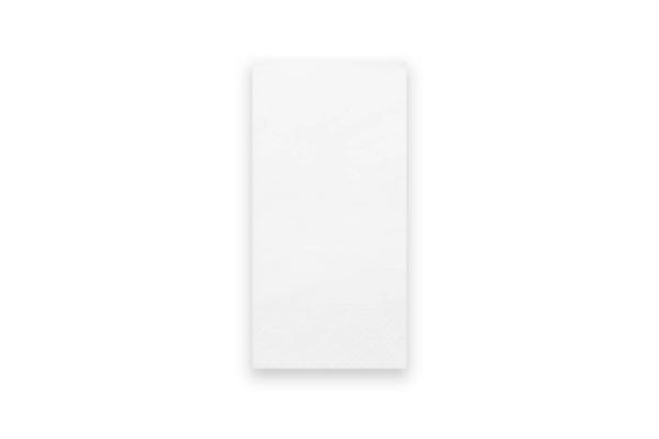 Servietten 32 x 32 cm, 2-lagig, Zellstoff weiß, 1/8-Kopffalz