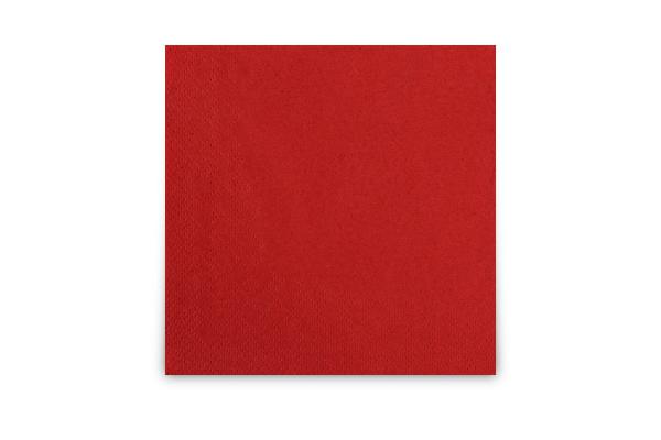 Servietten, 2-lagig, 24 x 24 cm, 1/4-Falz, rot