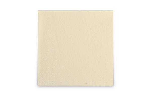Servietten, 2-lagig, 24 x 24 cm, 1/4-Falz, creme