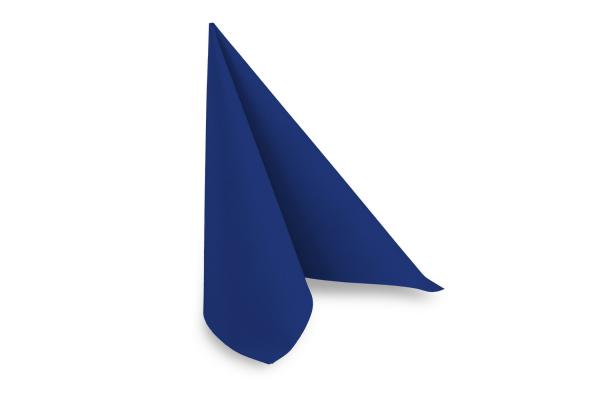 Airlaid-Servietten 40 x 40 cm, dunkelblau, 1/4-Falz