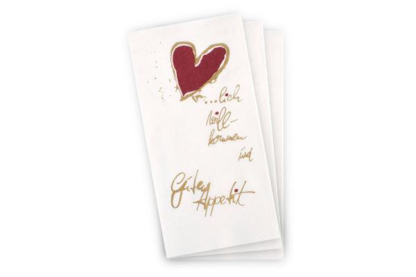 Motivserviette Guten Appetit 33 x 33cm, 2-lagig