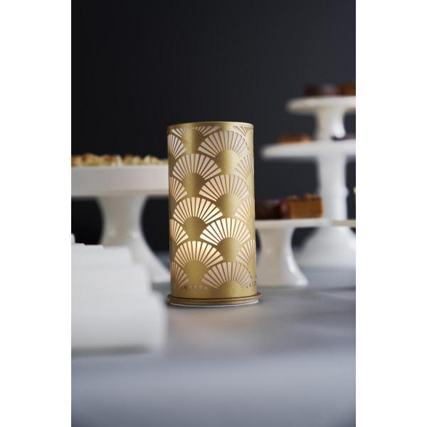 Kerzenhalter Peacock 140 x Ø 75 mm Gold, 4 Stk/Krt (4 x 1 Stk)