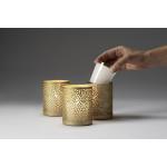 Kerzenhalter Bliss 100 x Ø 80 mm Gold, 4 Stk/Krt (4 x 1 Stk)