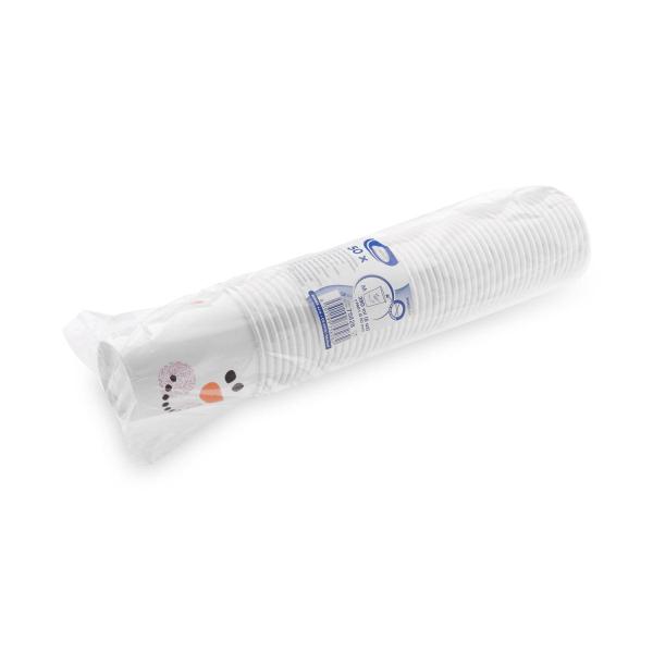 Pappbecher Schneemann Ø80mm 280ml `M: 0,2L/8oz` [50 St.]