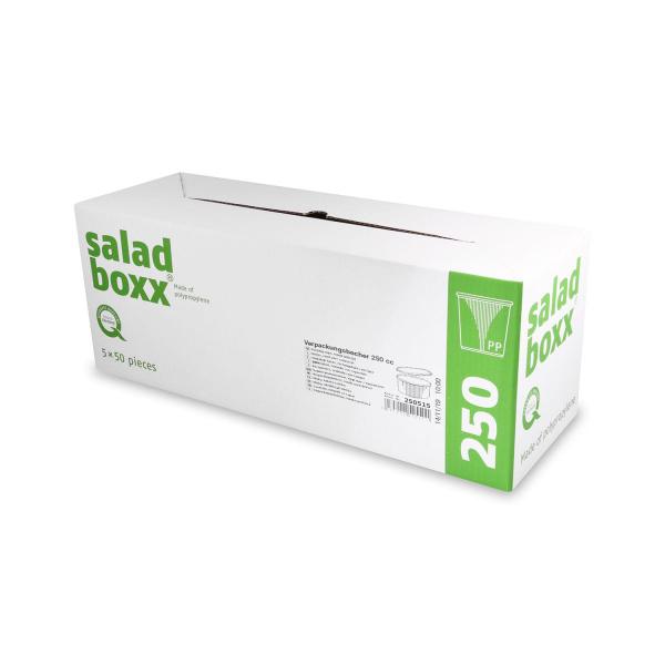 Rundbecher (PP) klar 250ml + Deckel [250 Sets]