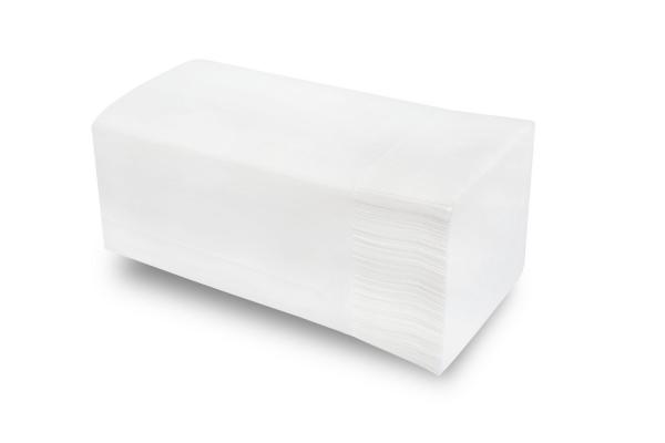 Papierhandtuch, V-Falz, 2-lagig, hochweiß