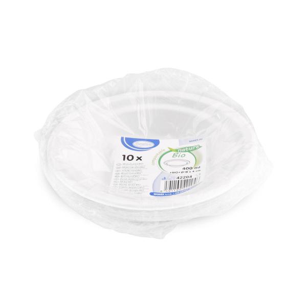 Schale (Zuckerrohr-Bagasse) Ø180mm 400ml [10 St.]