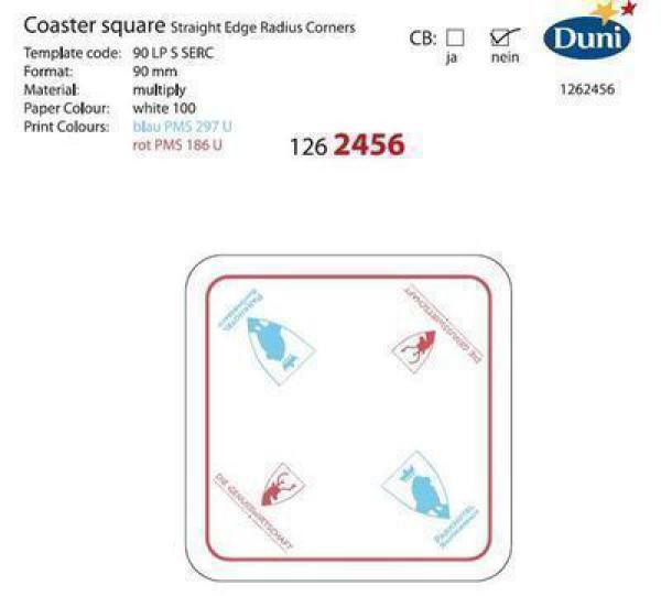 COASTERS 9CM WHITE - Genusswirtschaft