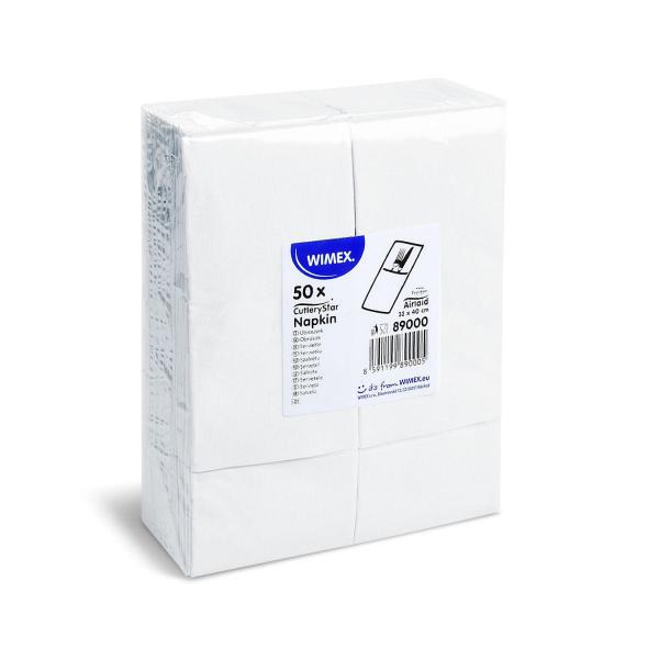 Serviette CutleryStar PREMIUM weiß 40 x 32 cm [50 St.]