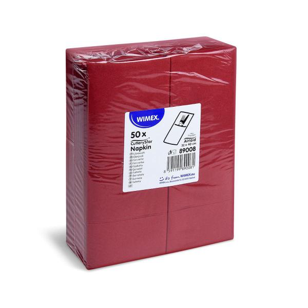 Serviette CutleryStar PREMIUM bordeaux 40 x 32 cm [50 St.]