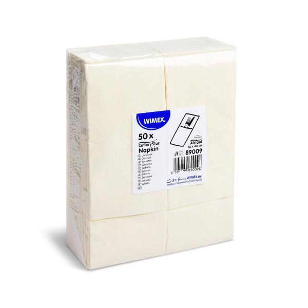 Serviette CutleryStar PREMIUM champagner 40 x 32 cm [50 St.]
